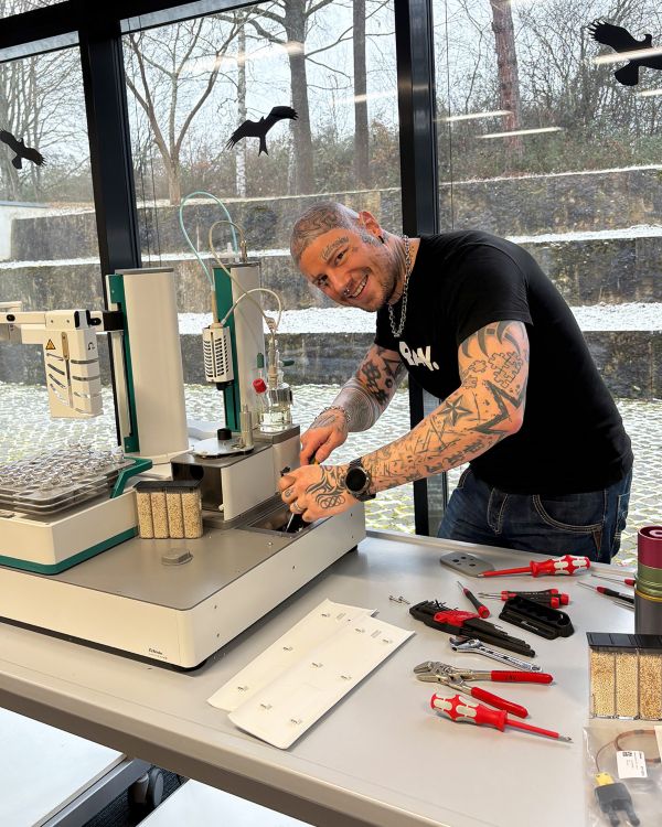Florian am OMNIS Sample Robot 